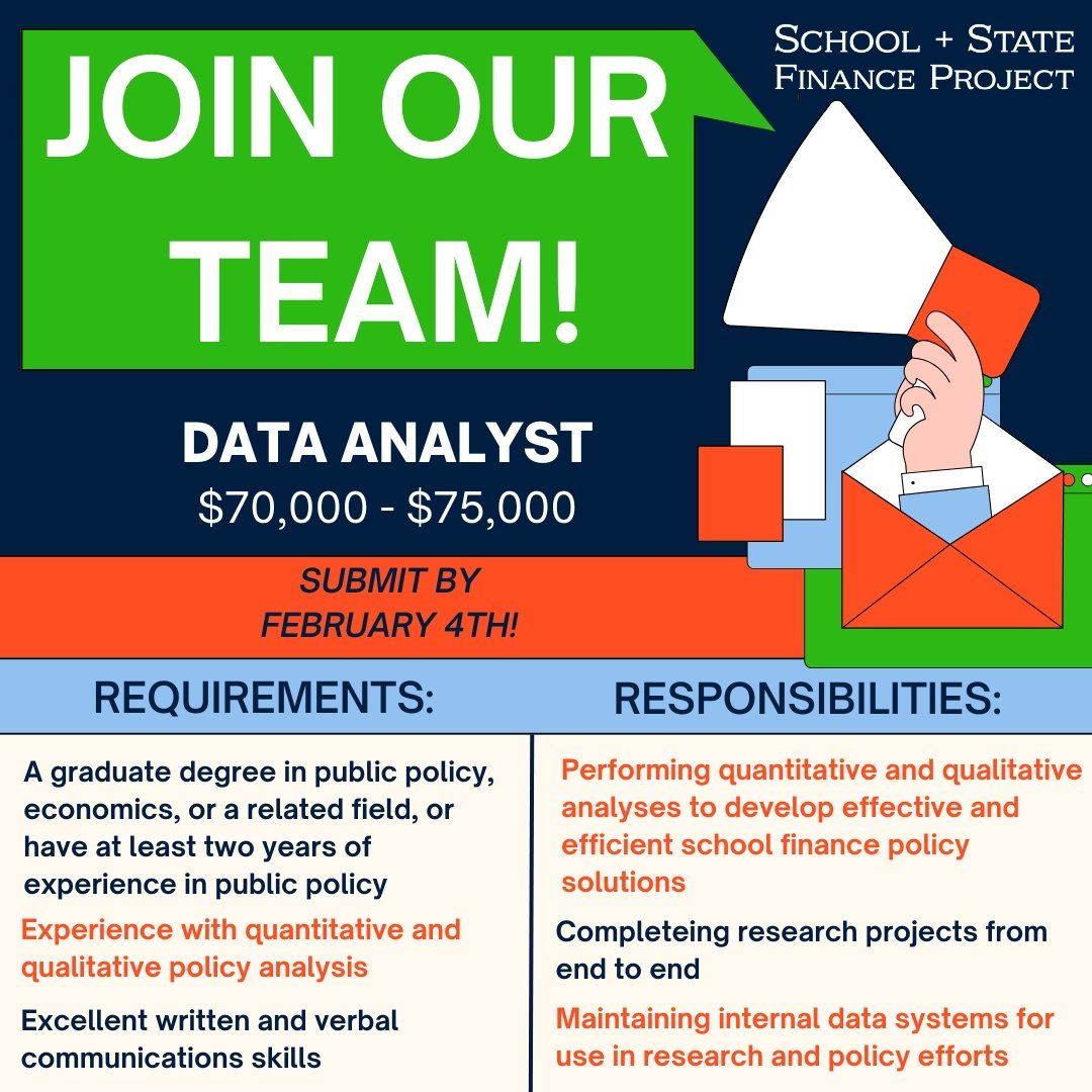 We're hiring a Data Analyst! Apply today!