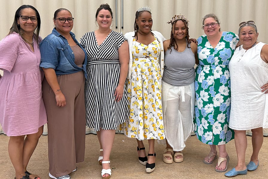 The Community Engagement team with the Community Fellows for the 2024-25 school year