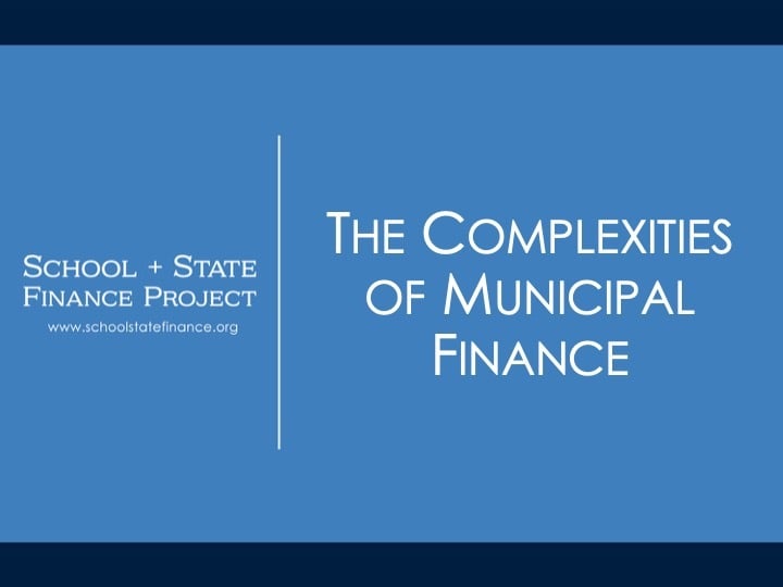 Complexities of Municipal Finance