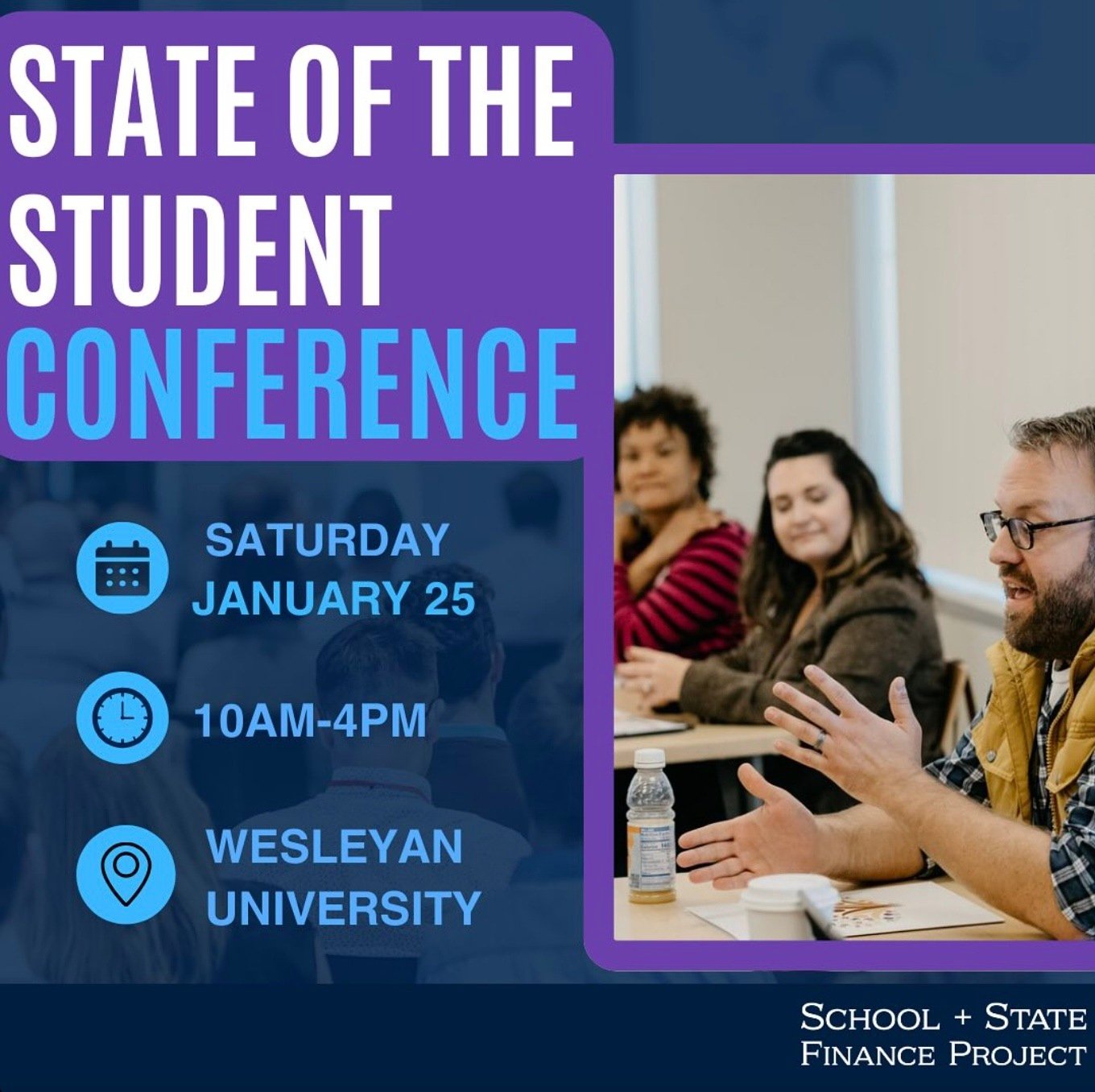 The first annual State of the Student Conference will be on January 25, 2025.