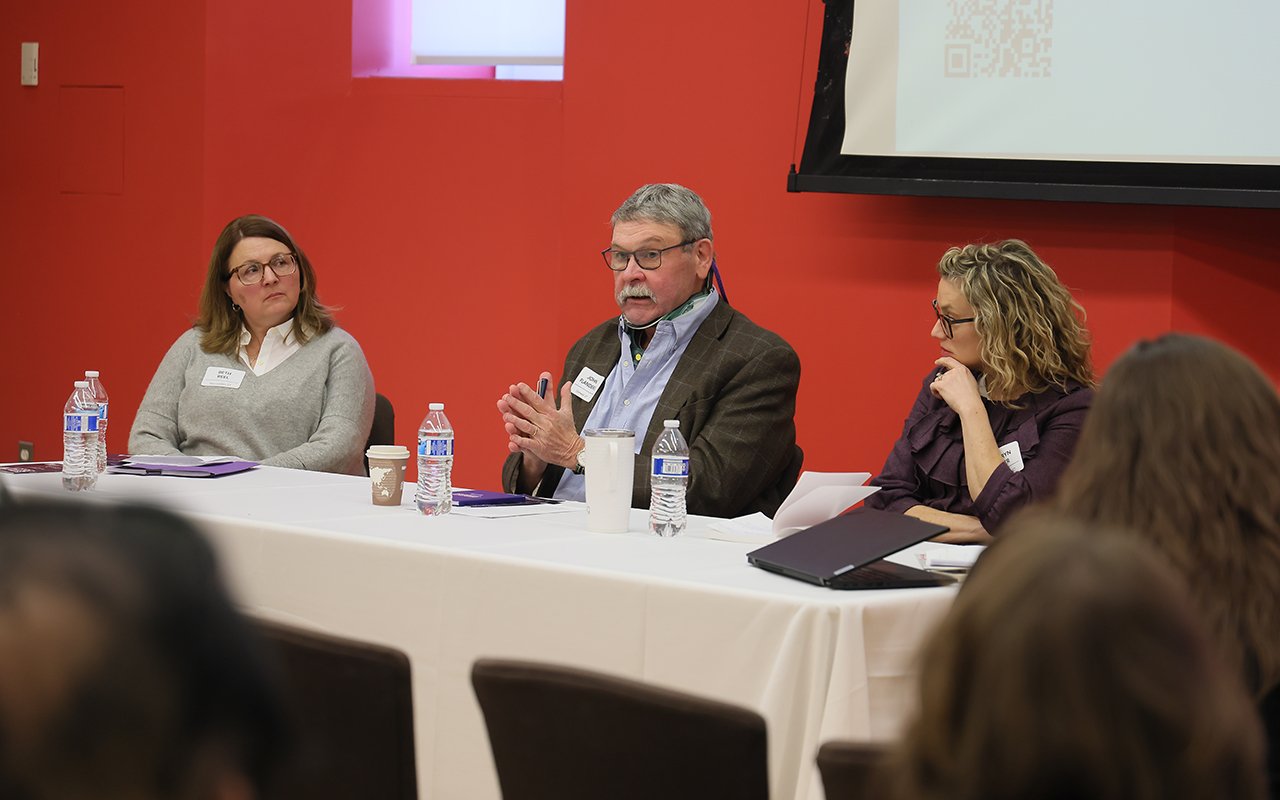A panel on special education takes place at the State of the Student Conference