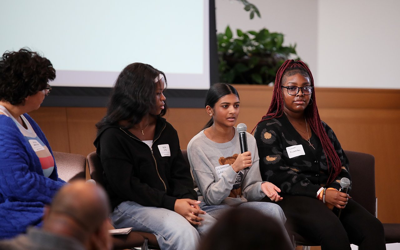 A student panel kicks off the State of the Student Conference