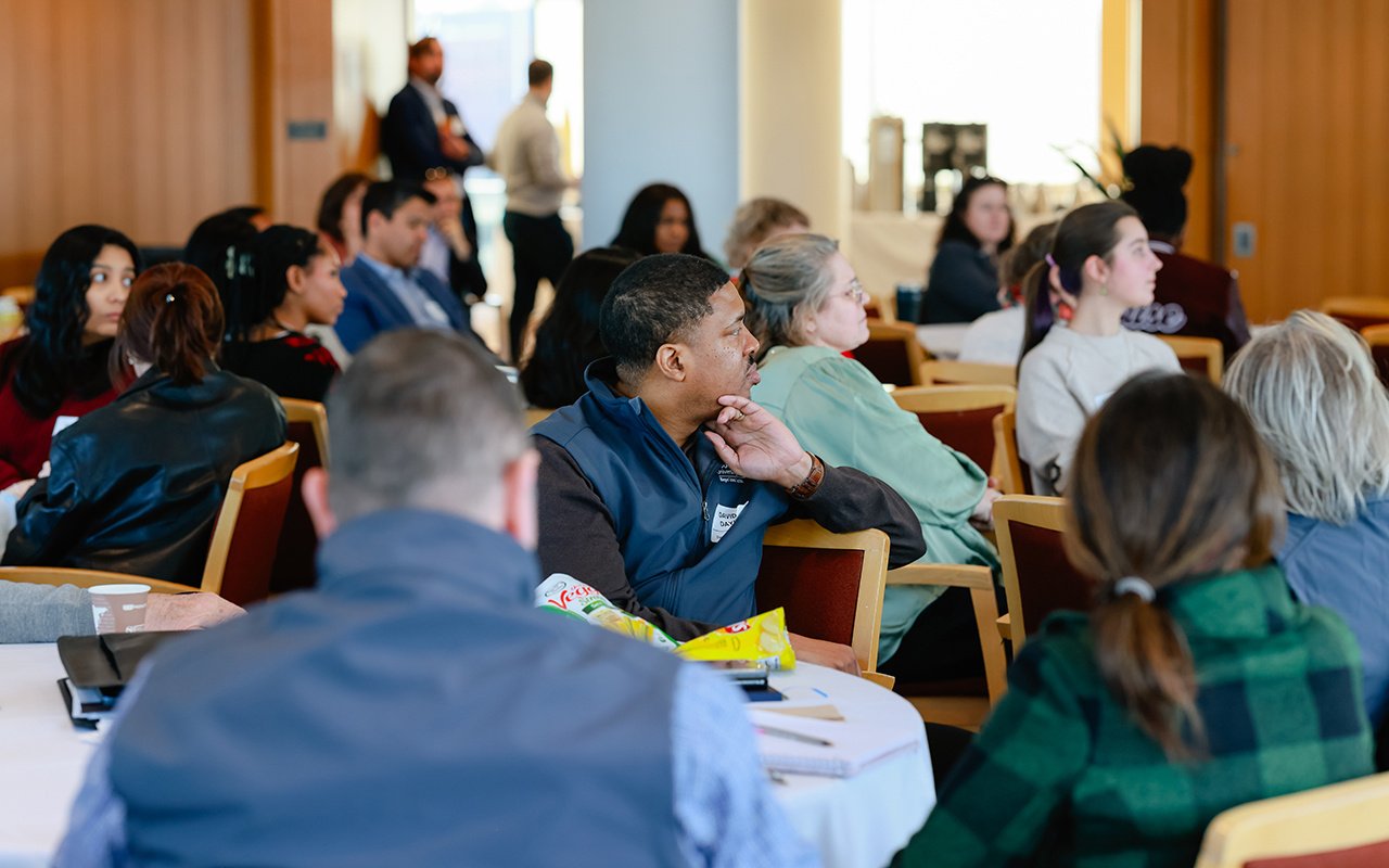 Attendees listen to the Keynote Session during the 2025 State of the Student Conference