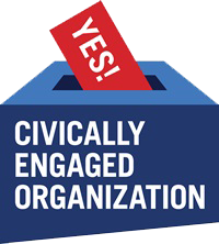 Civically Engaged Organization Pledge Badge